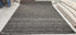 Dominic Fike Charcoal Handwoven Modern Durrie Rug (Multiple Sizes)