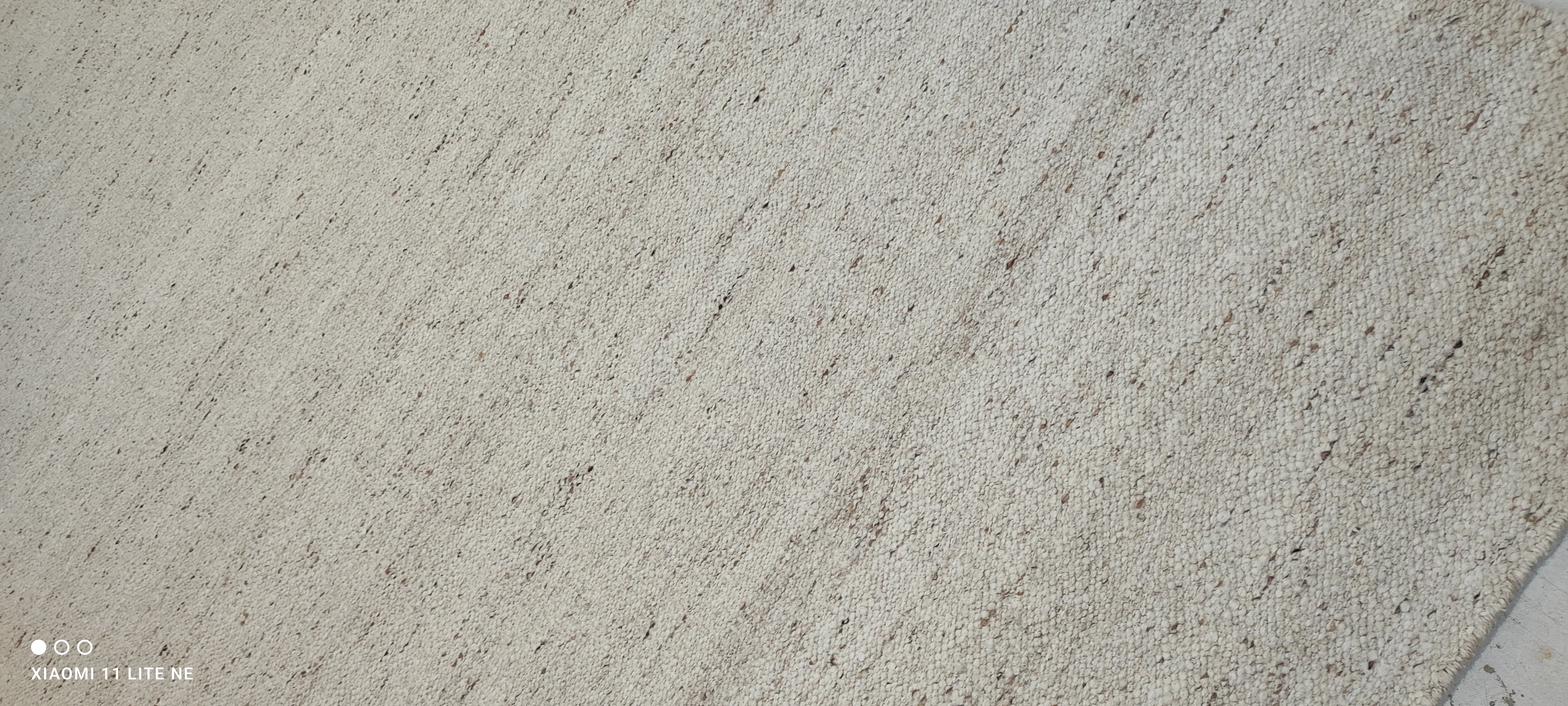 Austin Abrams Cream Handwoven Modern Durrie Rug (Multiple Sizes)