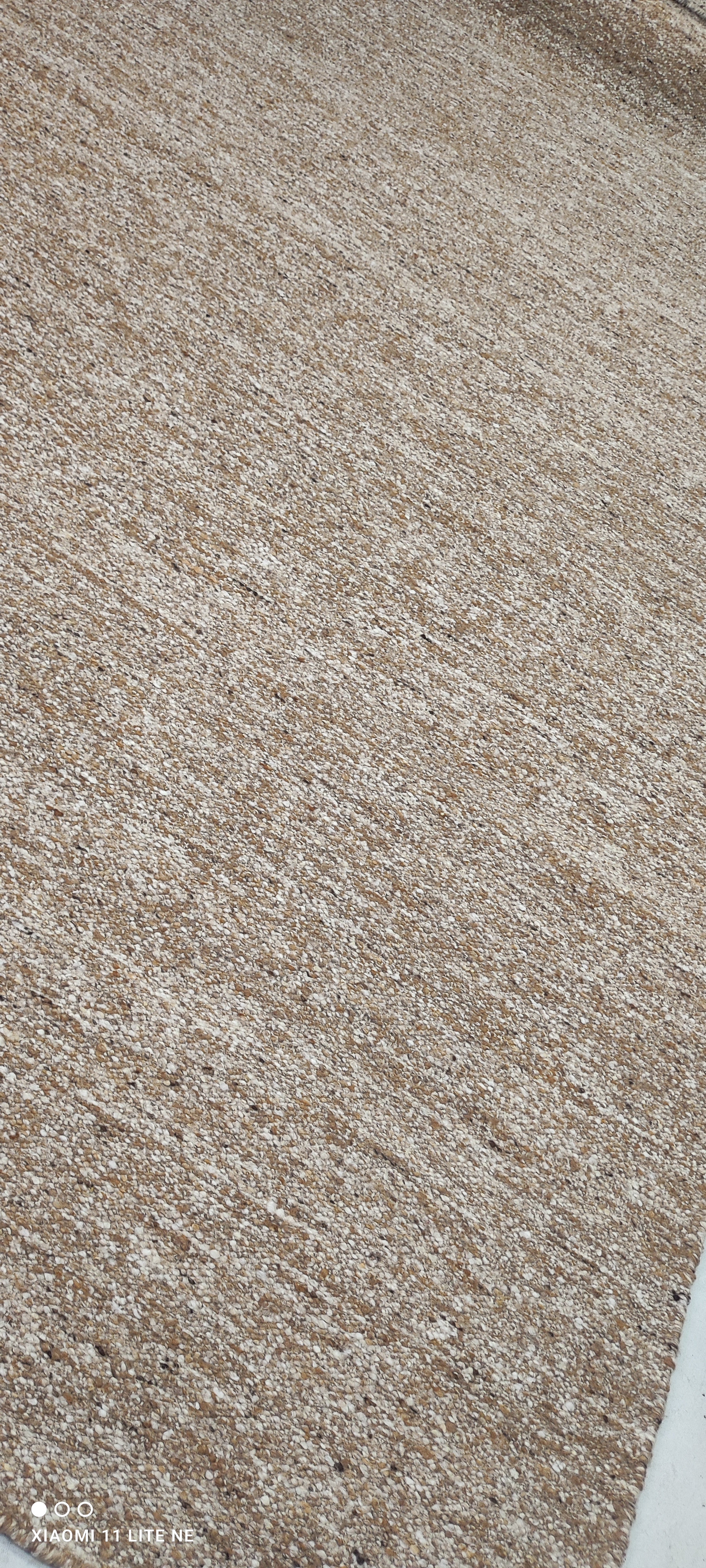 Ali Muhammad Light Brown Handwoven Modern Durrie Rug (Multiple Sizes)