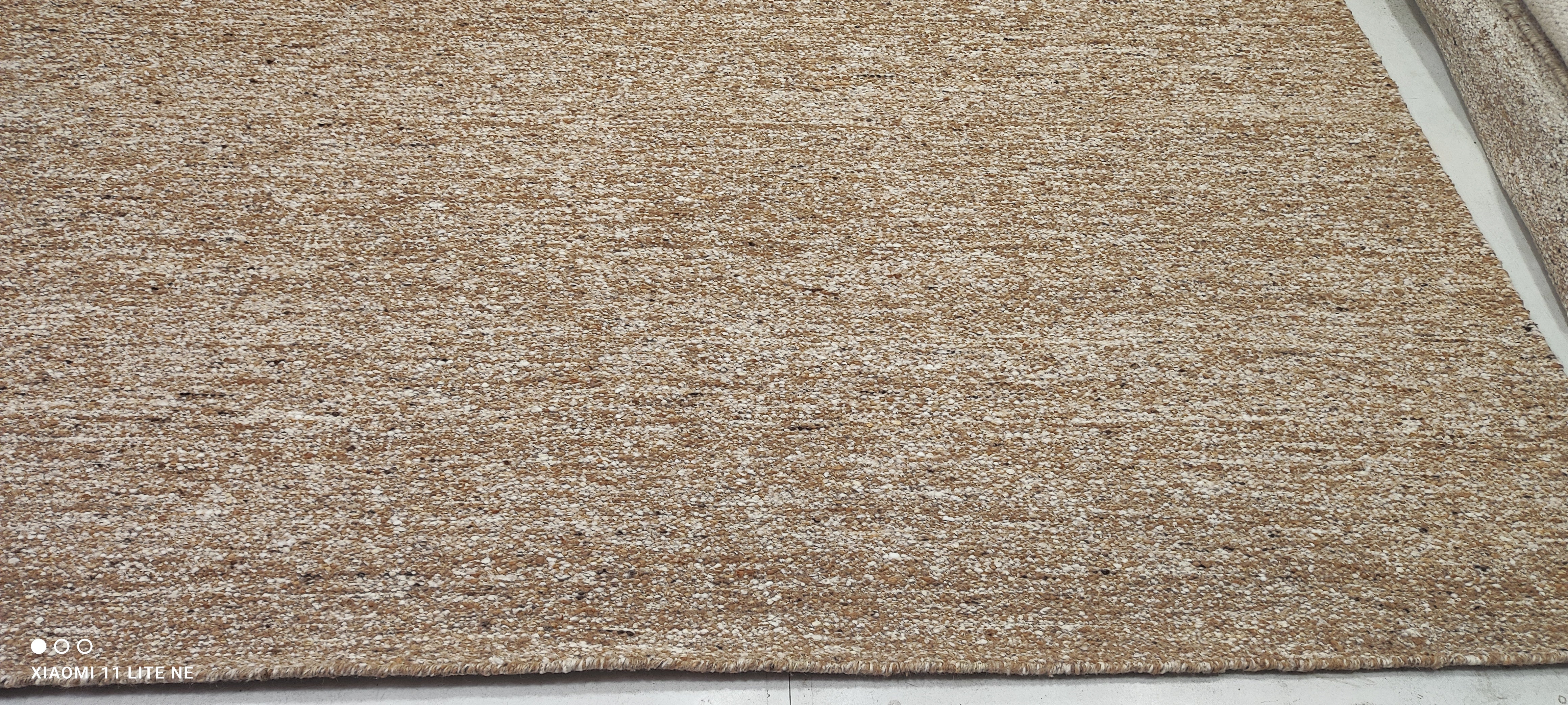 Ali Muhammad Light Brown Handwoven Modern Durrie Rug (Multiple Sizes)