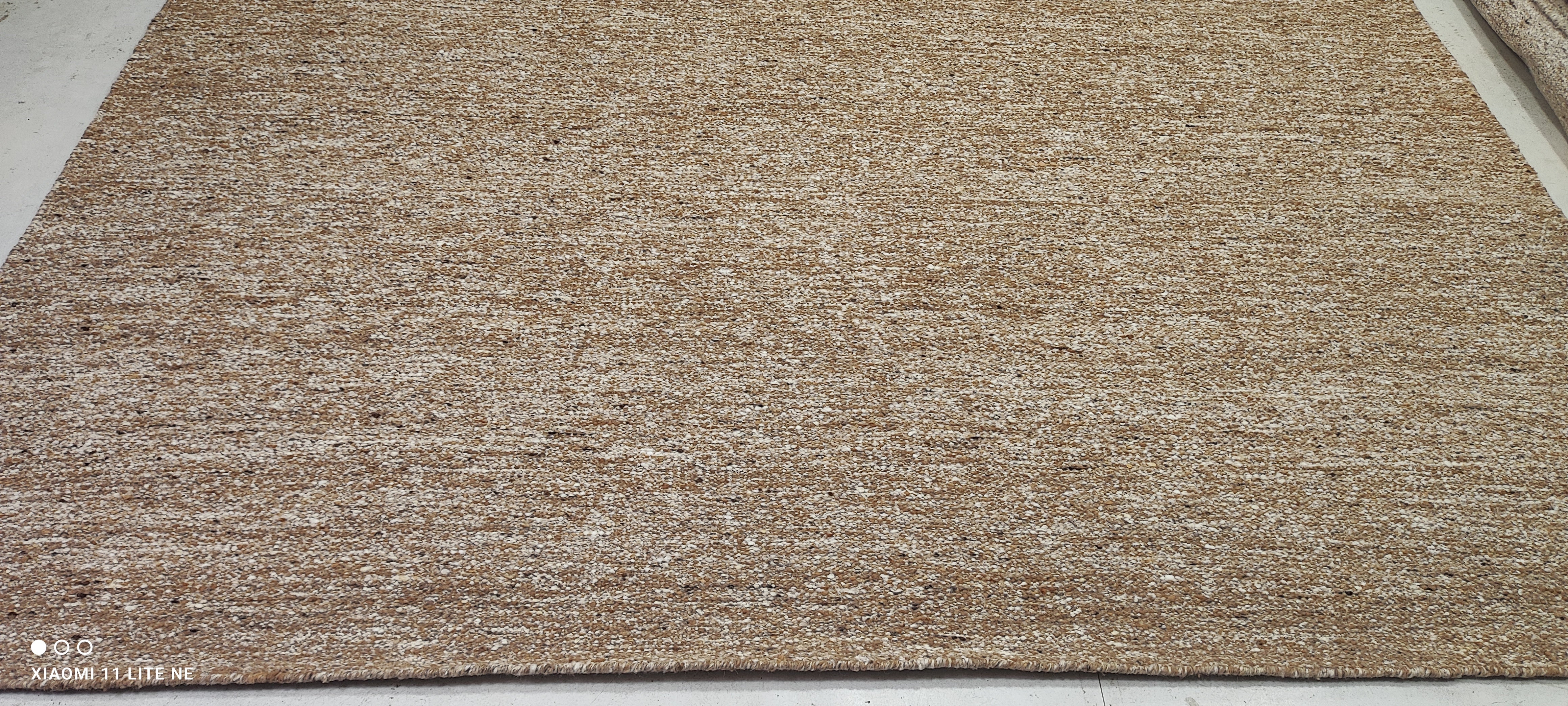 Ali Muhammad Light Brown Handwoven Modern Durrie Rug (Multiple Sizes)