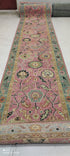 Astrid Weissman 2.6x11.9 Pink Hand-Knotted Oushak Runner