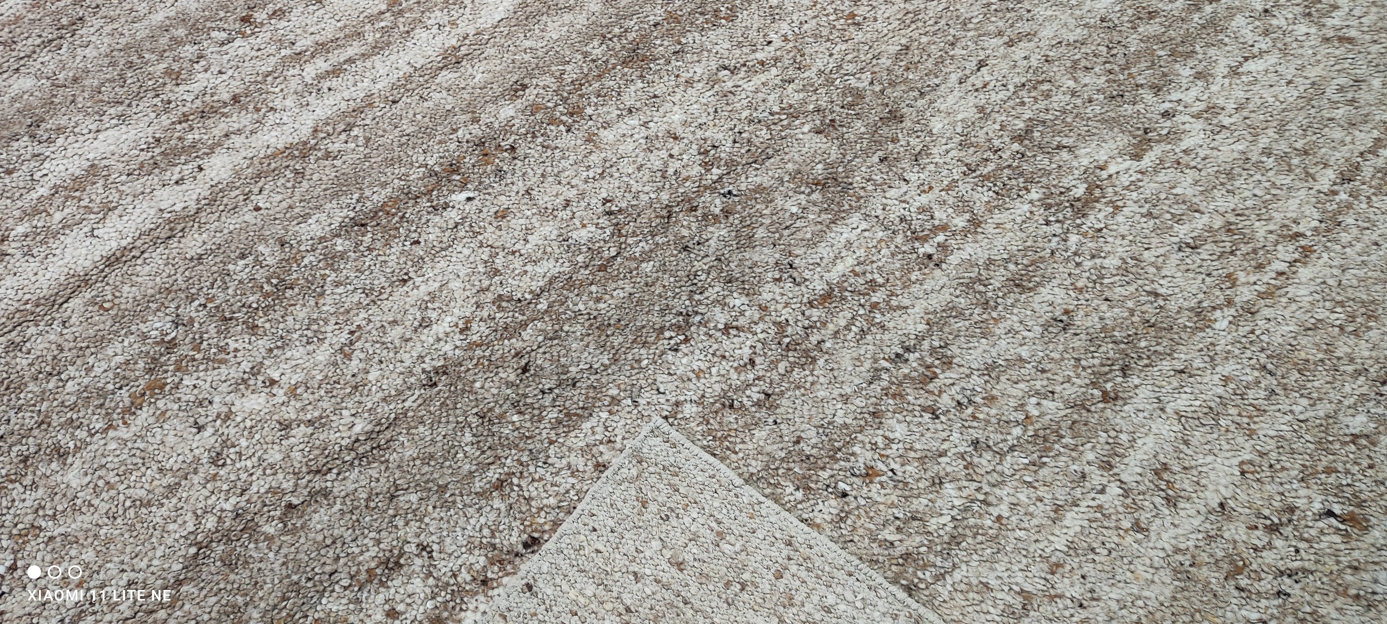 Ashtray Brown Handwoven Modern Durrie Rug (Multiple Sizes)