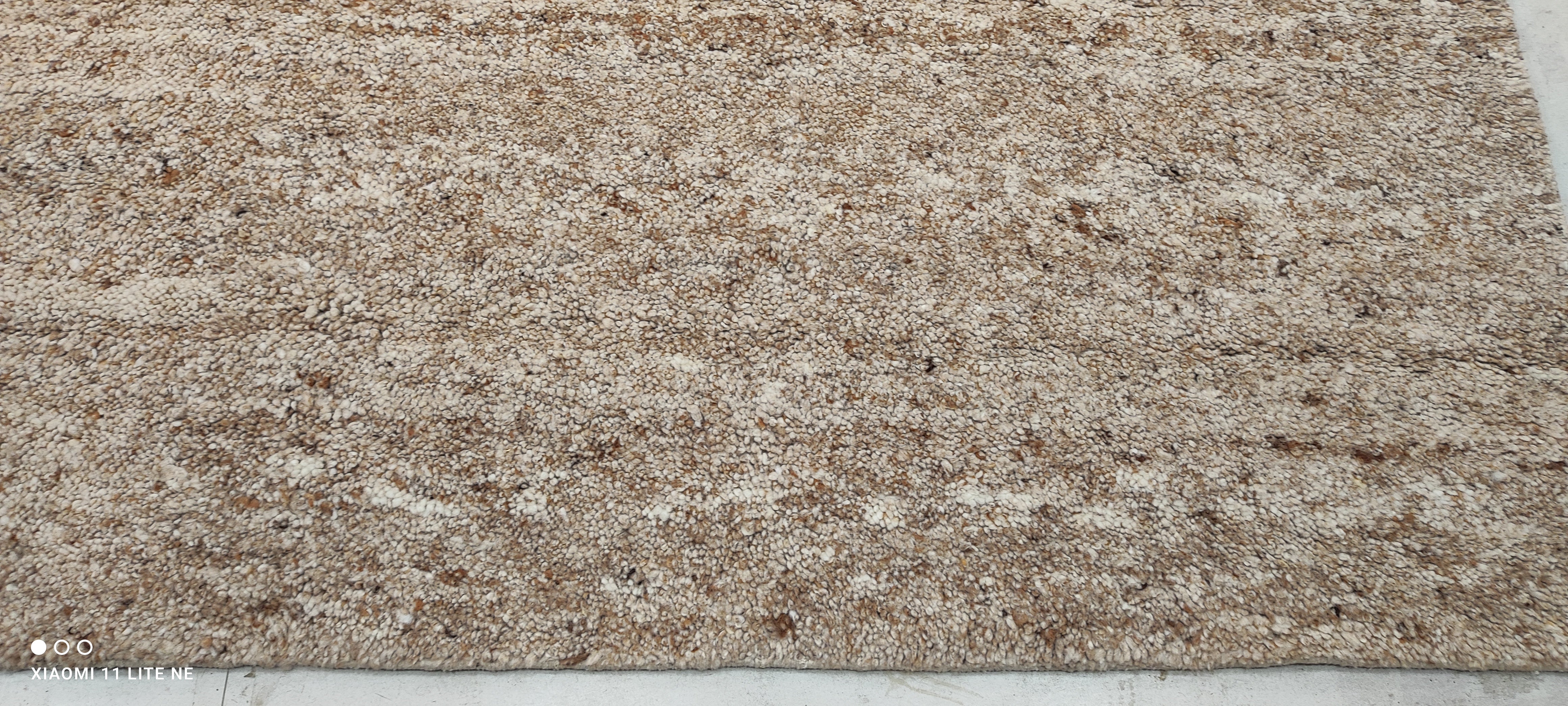 Ashtray Brown Handwoven Modern Durrie Rug (Multiple Sizes)