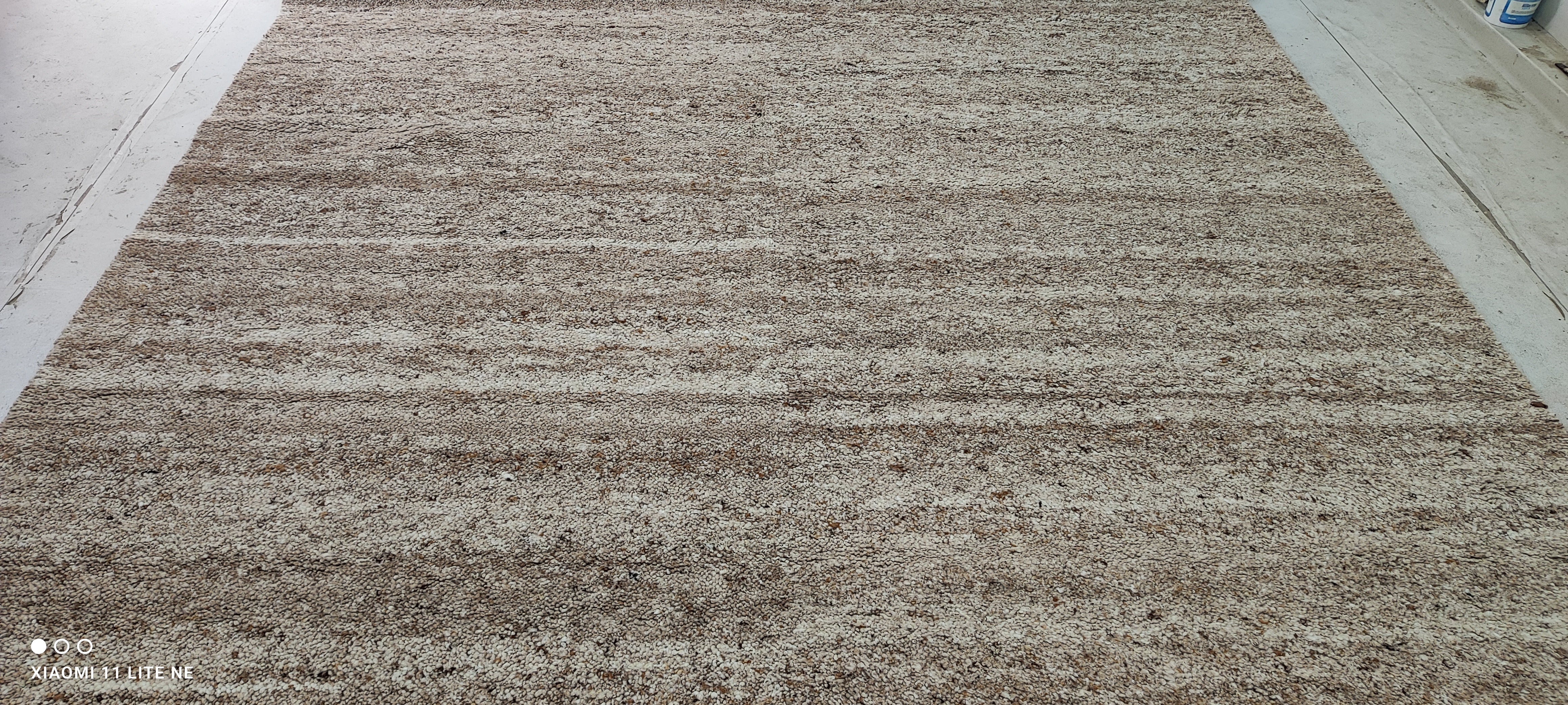 Ashtray Brown Handwoven Modern Durrie Rug (Multiple Sizes)