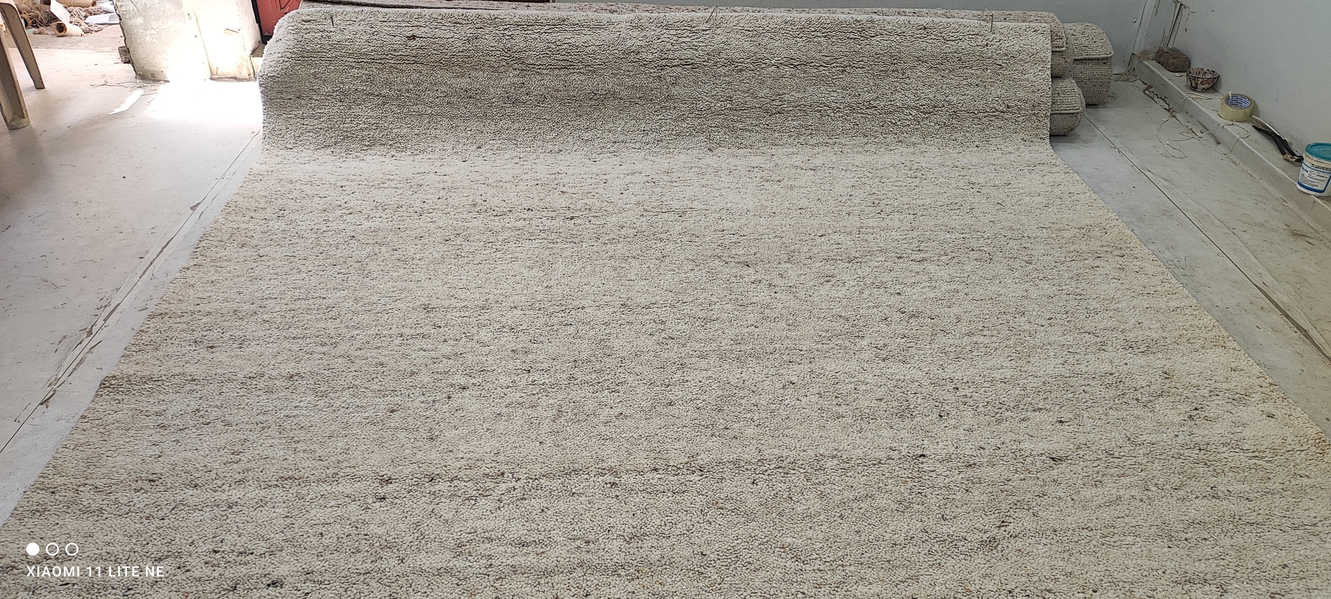 Fezco Grey Handwoven Modern Durrie Rug (Multiple Sizes)