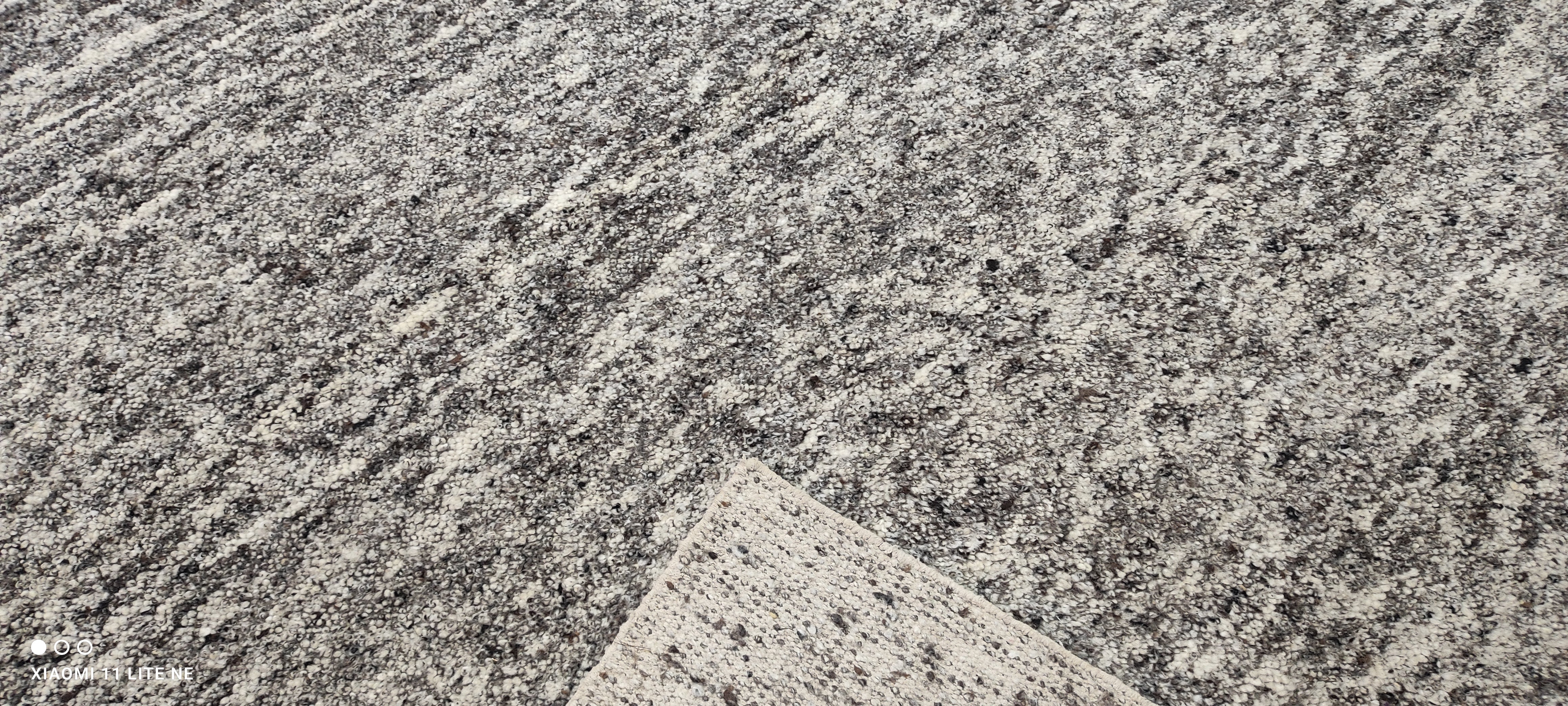 Nate Jacobs Dark Grey Handwoven Modern Durrie Rug (Multiple Sizes)