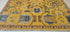 Sophia Rose Wilson 9x12.3 Yellow Hand-Knotted Oushak