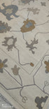 Faye Valentine 9x12 Cream Hand-Knotted Oushak