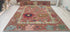 Leslie Bennett 8x10 Pink Hand-Knotted Oushak