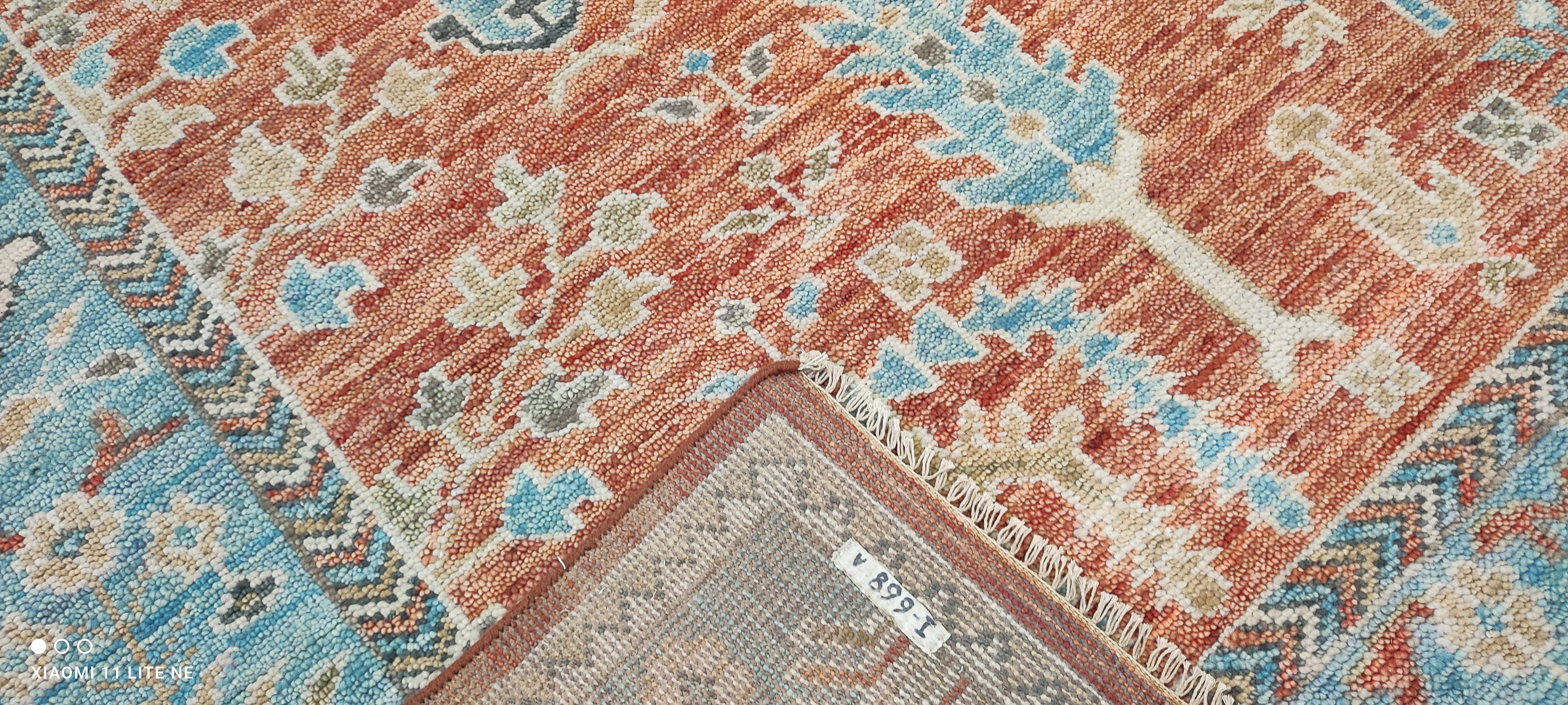 Cassie Howard 9x12 Rust Hand-Knotted Oushak
