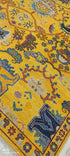 Alexa Demie 9x12 Yellow Hand-Knotted Oushak