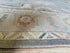 Yasmine Cope 9x11.9 Grey Hand-Knotted Rug