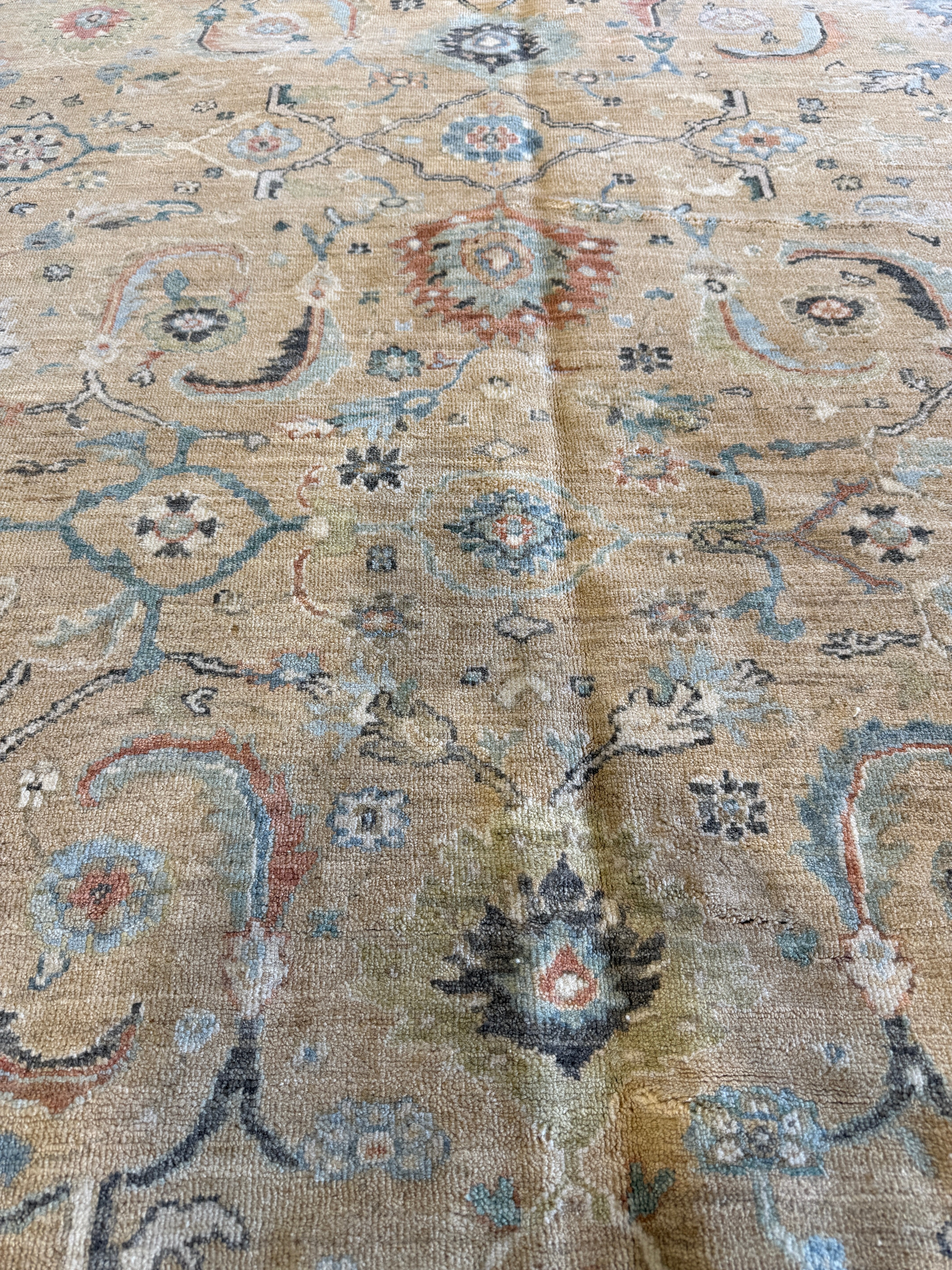 Catherine Coyle 9x12 Grey Hand-Knotted Rug