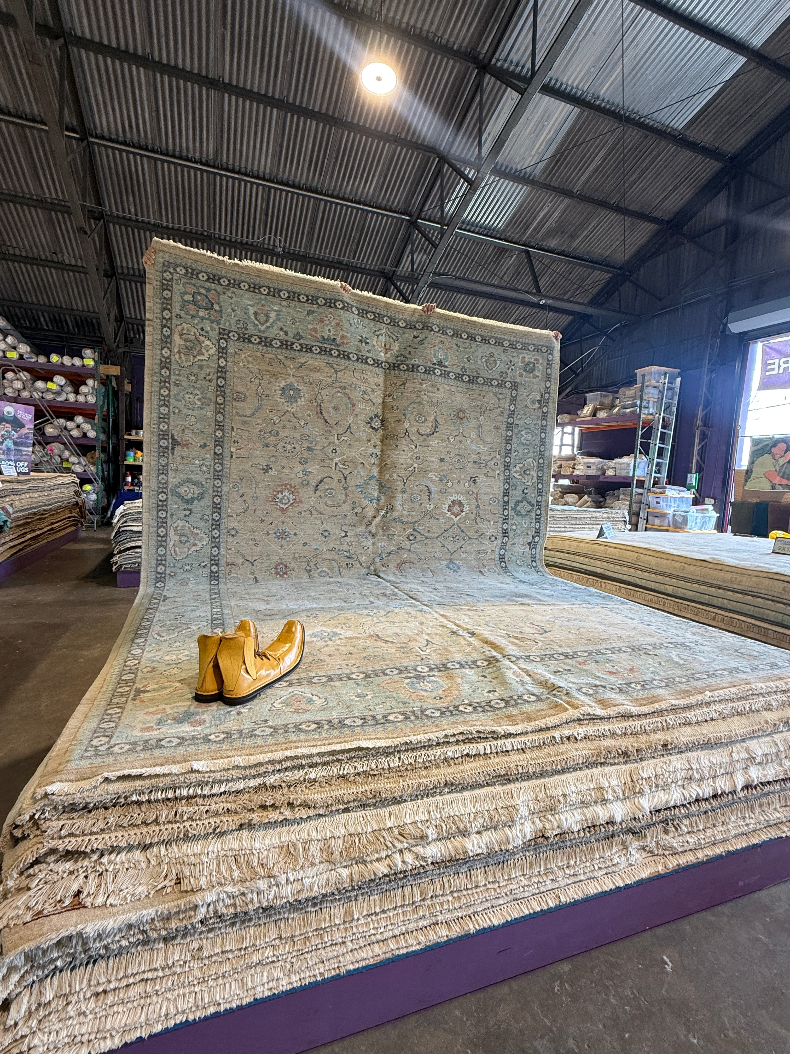 Catherine Coyle 9x12 Grey Hand-Knotted Rug