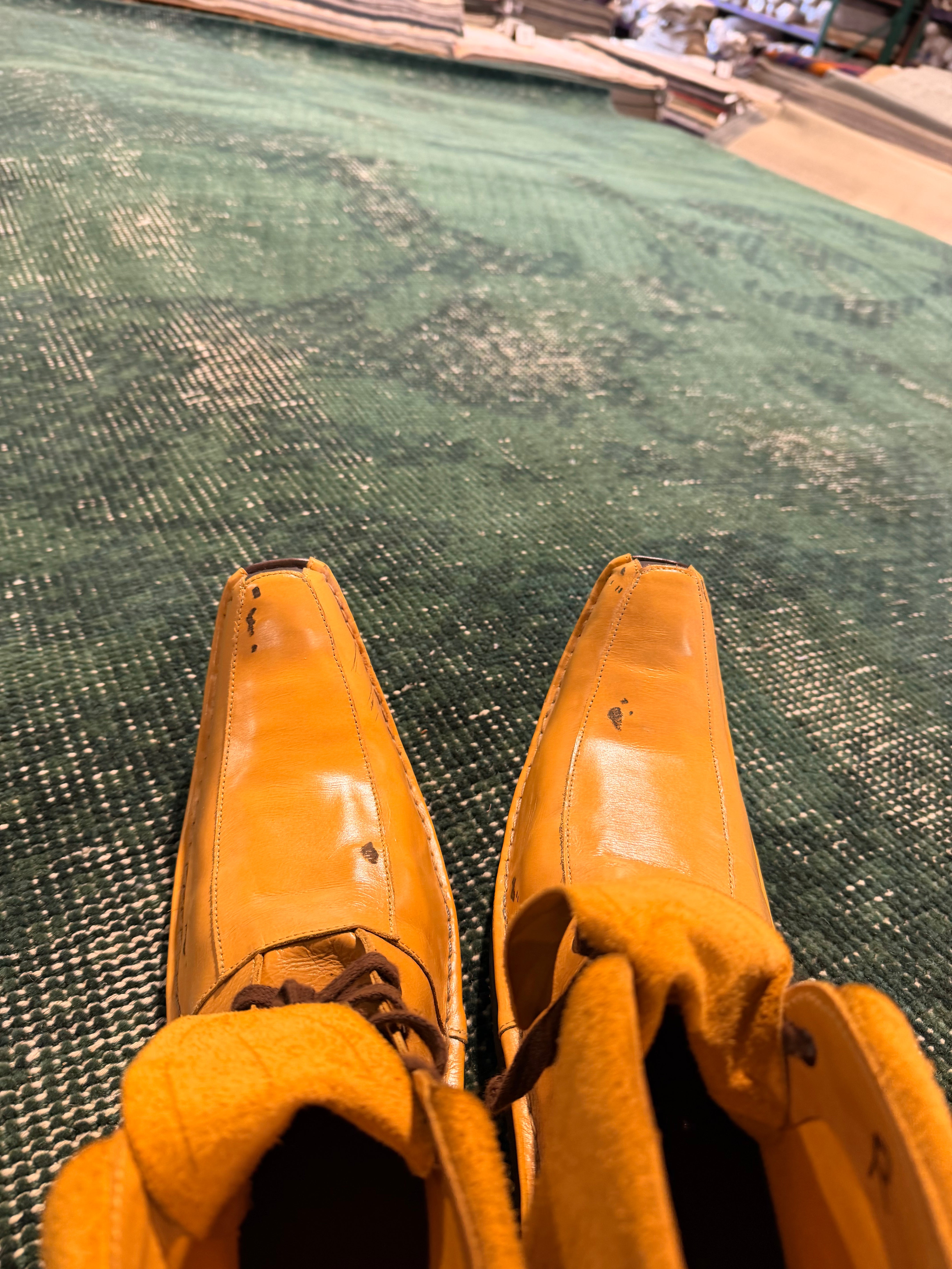 Marshall Napier 8x10 Green Hand-Knotted Modern Abstract Rug