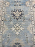 Jacqueline 2.11x5 Light Blue Afghani Whitewashed Oushak
