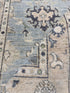 Jacqueline 2.11x5 Light Blue Afghani Whitewashed Oushak