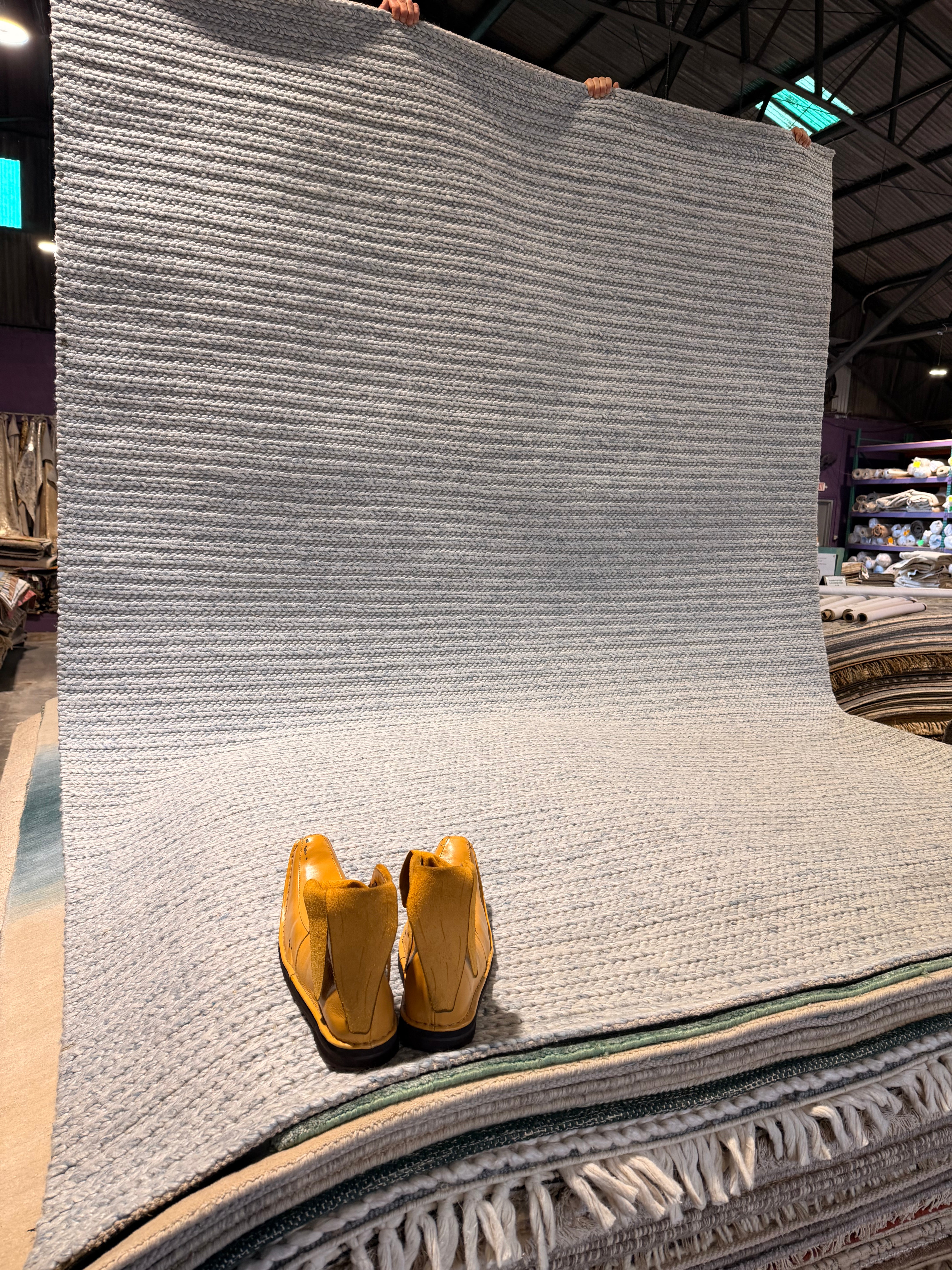 Roman Roy 7.6x10.3 Handwoven Pet Durrie Natural Soumak