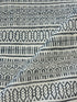 Miracle Point of Contact by Brother Bob 10x14 White and Grey Handwoven Modern Durrie Rug
