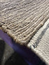 Gloria Stivic 10x14 Lavender Silver Grey Jute Rug