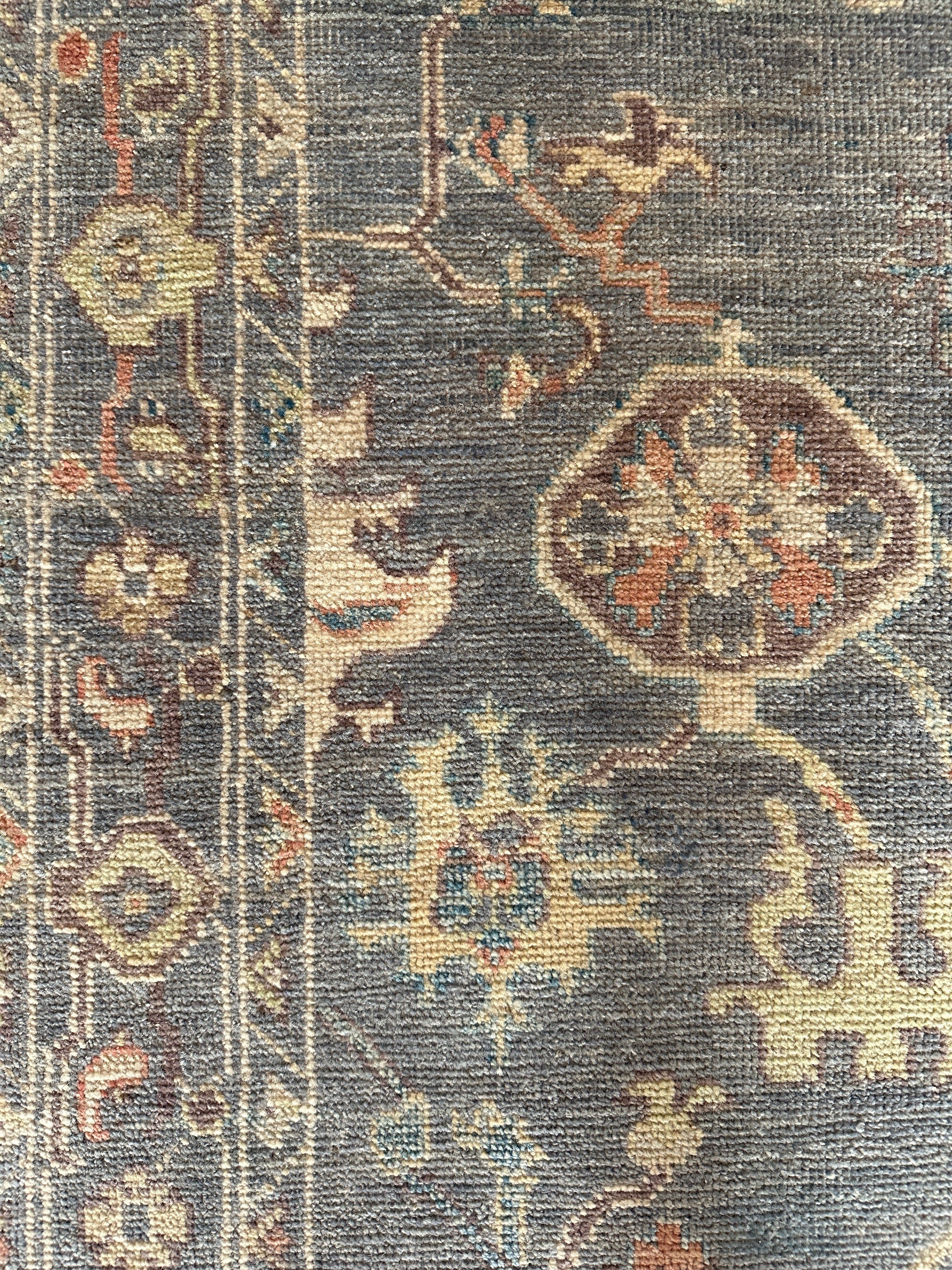 Megan Ketch 2.9x11.11 Blue Whitewashed Afghani Oushak Runner
