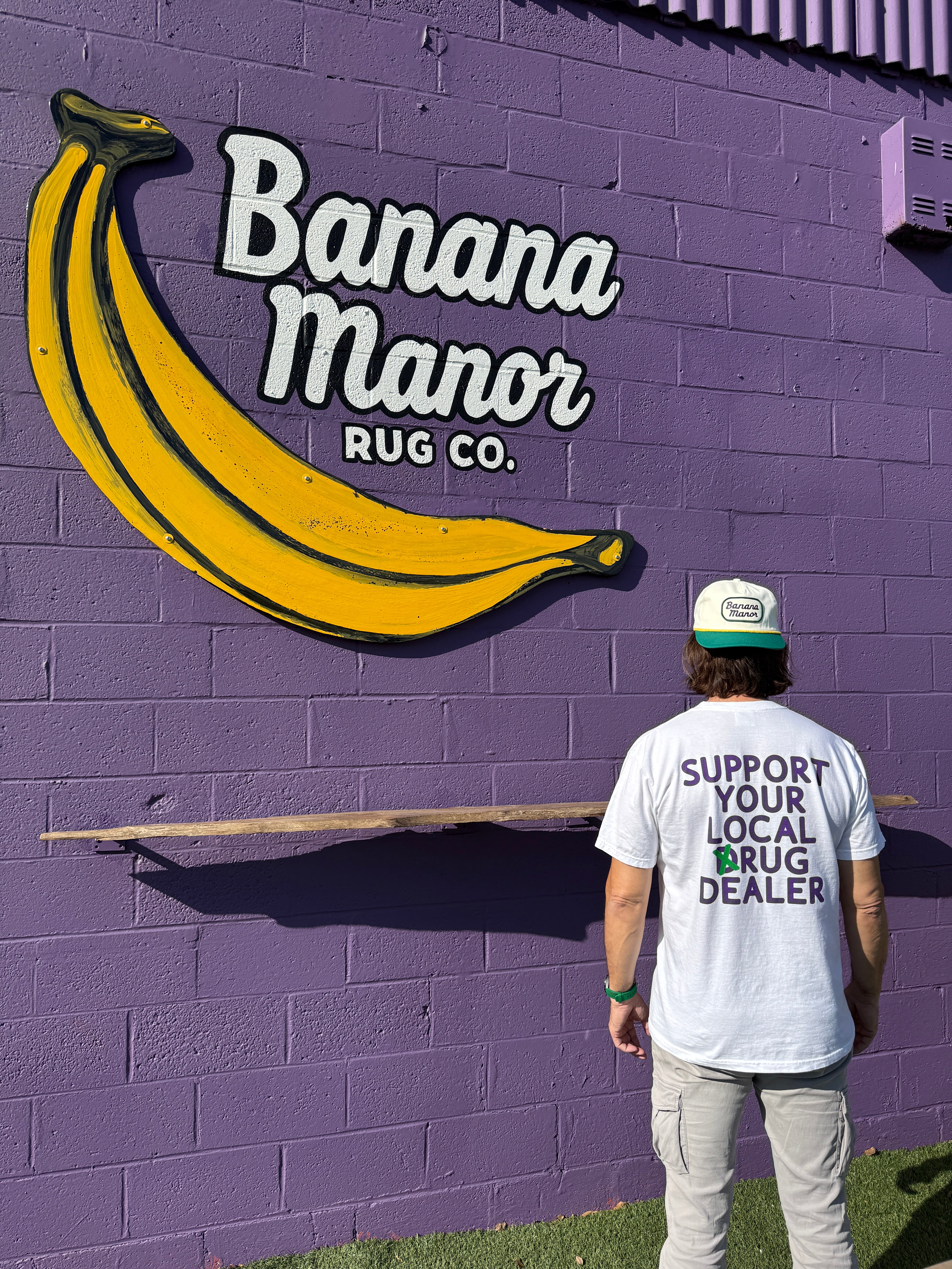 Banana Manor T-Shirt Support Your Local Rug Dealer
