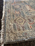 Megan Ketch 2.9x11.11 Blue Whitewashed Afghani Oushak Runner