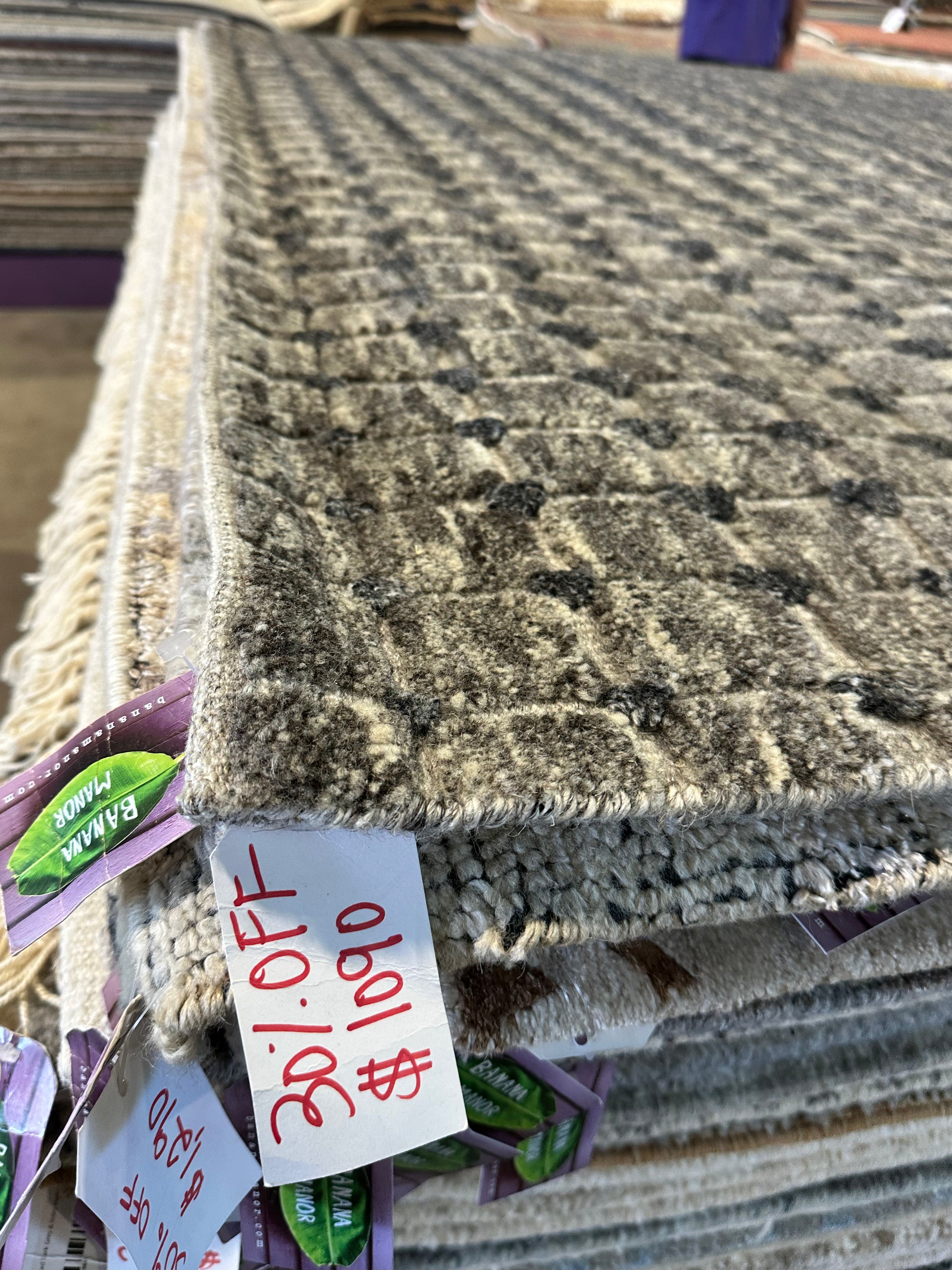 Bradford 8.3x11.6 Hand-Knotted Silver & Grey High Low