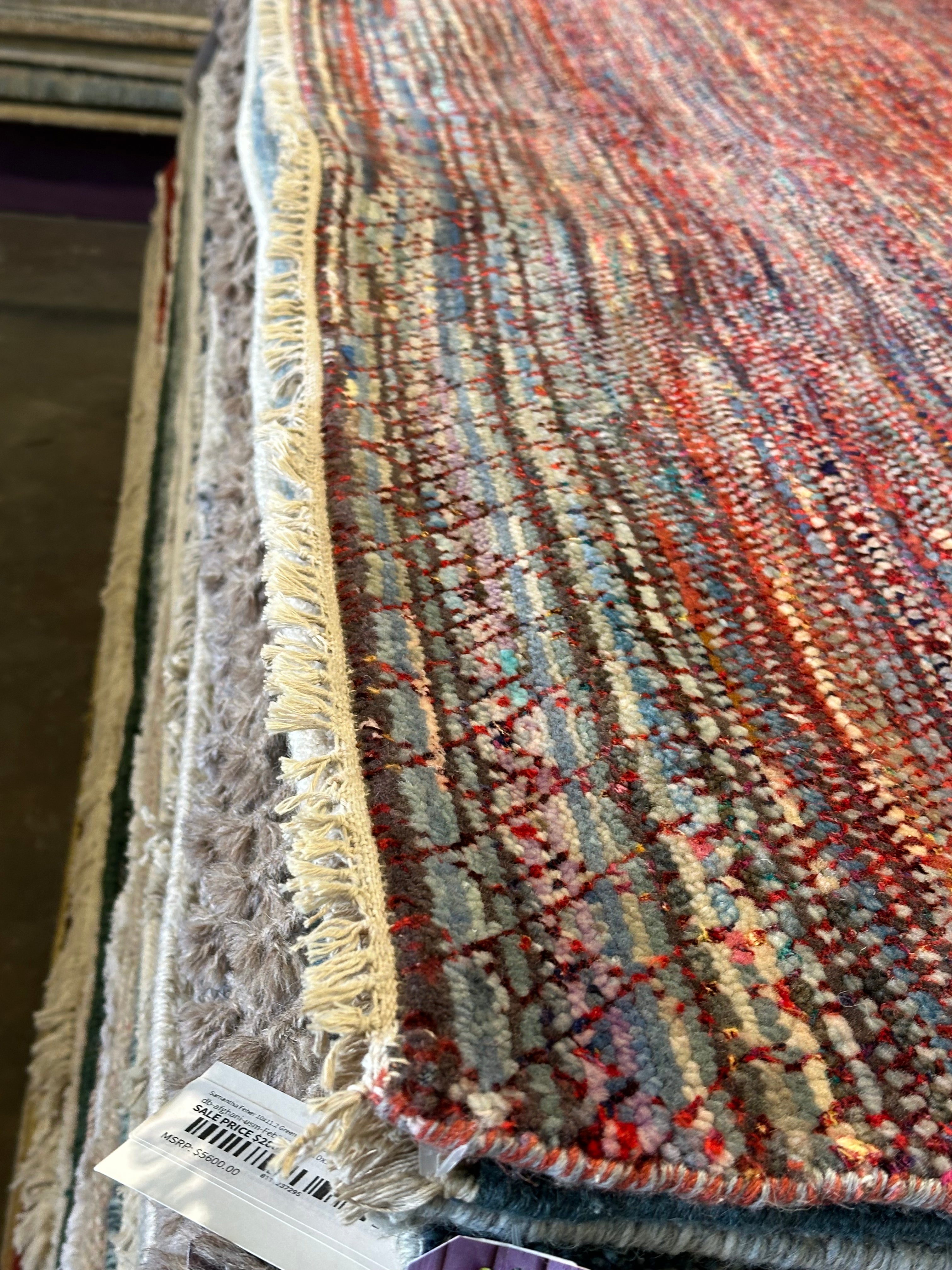 Garko 8x10.3 Hand-Knotted Red Mix Modern