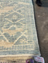Jean 8x10 Hand-Knotted Aqua Beige Mix Cut Pile