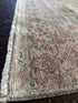 Miranda Roldán 2.10x14.9 Light Blue Whitewashed Afghani Oushak Runner