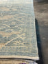 Jean 8x10 Hand-Knotted Aqua Beige Mix Cut Pile