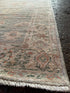 Miranda Roldán 2.10x14.9 Light Blue Whitewashed Afghani Oushak Runner