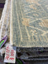 Jean 8x10 Hand-Knotted Aqua Beige Mix Cut Pile