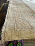 Simone DeWitt 8.10x11.11 Cream and Pink Whitewashed Afghani Oushak