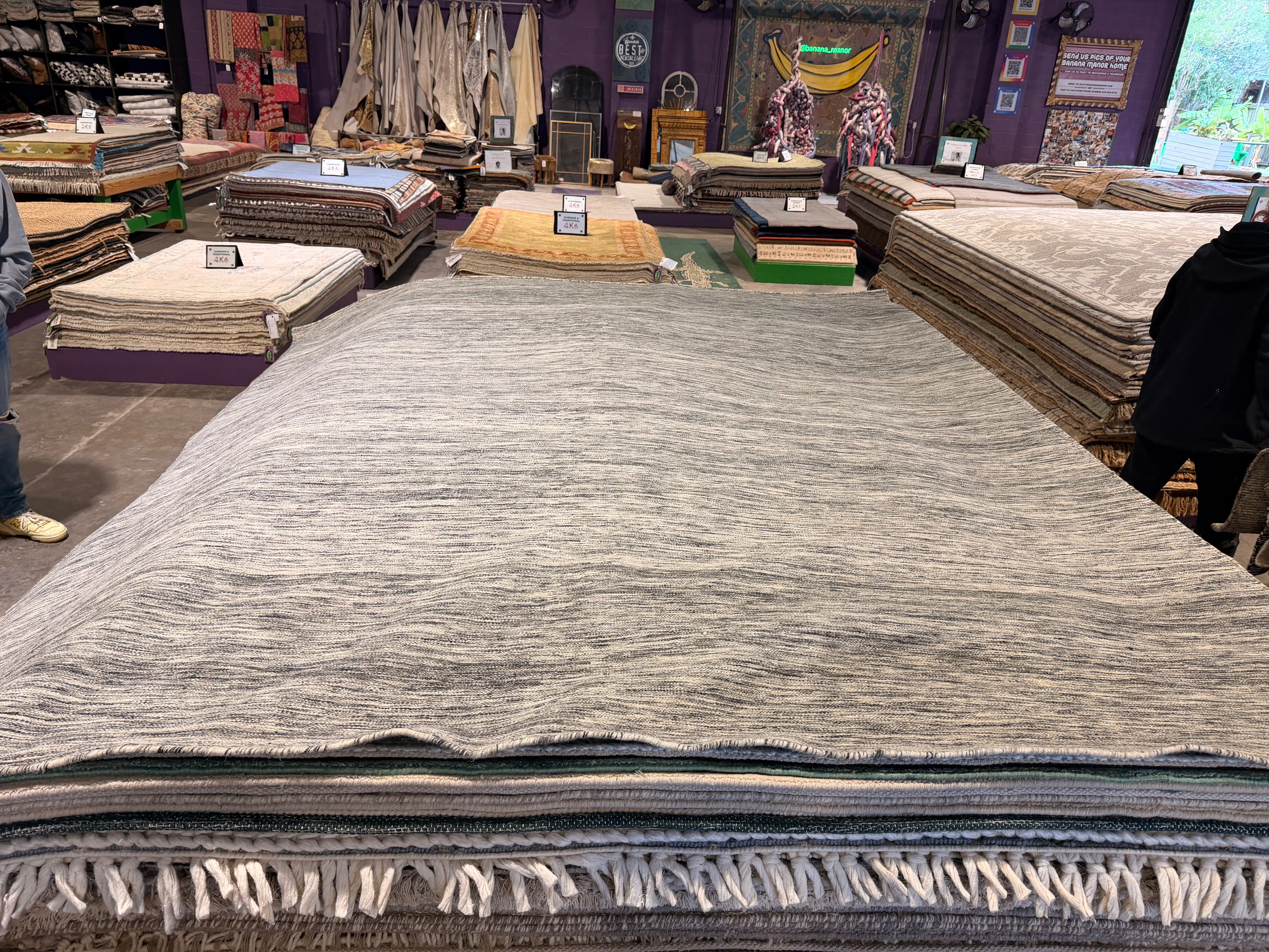 Elizabeth Clay 8.3x9.3 Durrie Rug