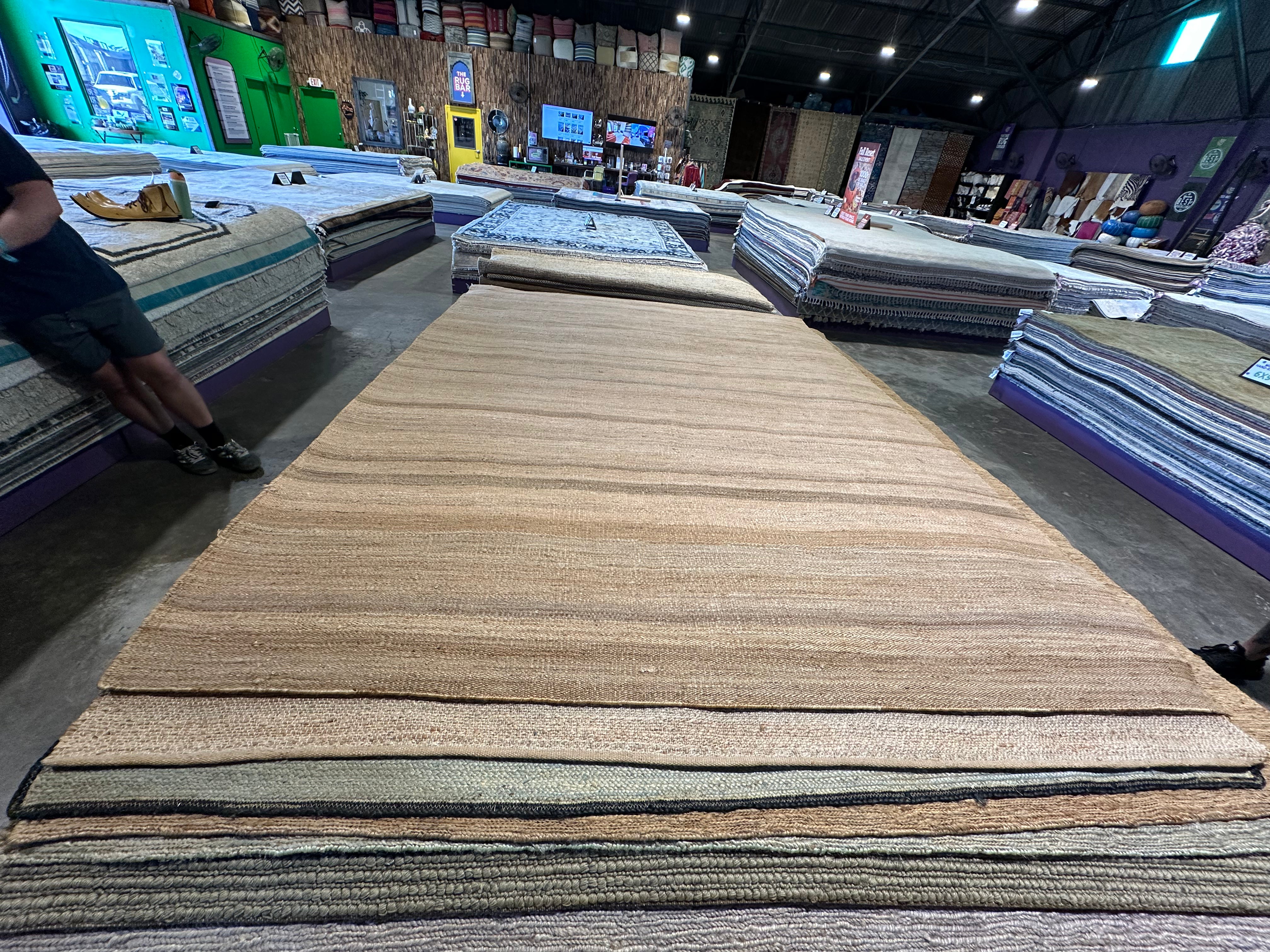 Chesterfield Handwoven Natural Jute Rug (multiple sizes)