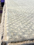 Ray 8.3x10 Hand-Knotted Ivory & Grey High Low