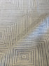 Aleksandr Baluev 8.9x12 Hand-Knotted Modern Rug Ivory Grey High-Low