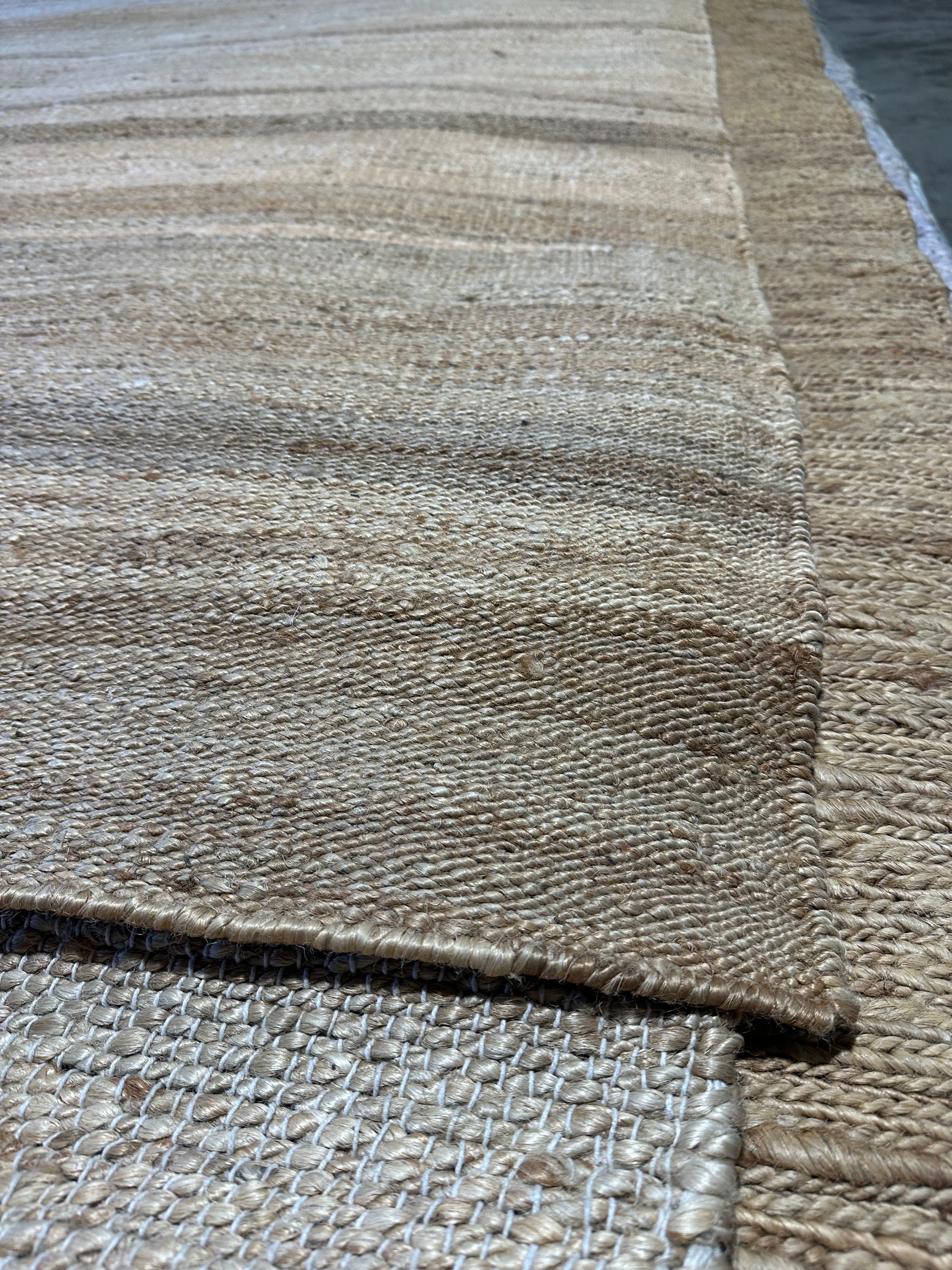 Chesterfield Handwoven Natural Jute Rug (multiple sizes)
