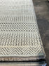 Ryan 8.3x10 Hand-Knotted White & Grey Cut Pile