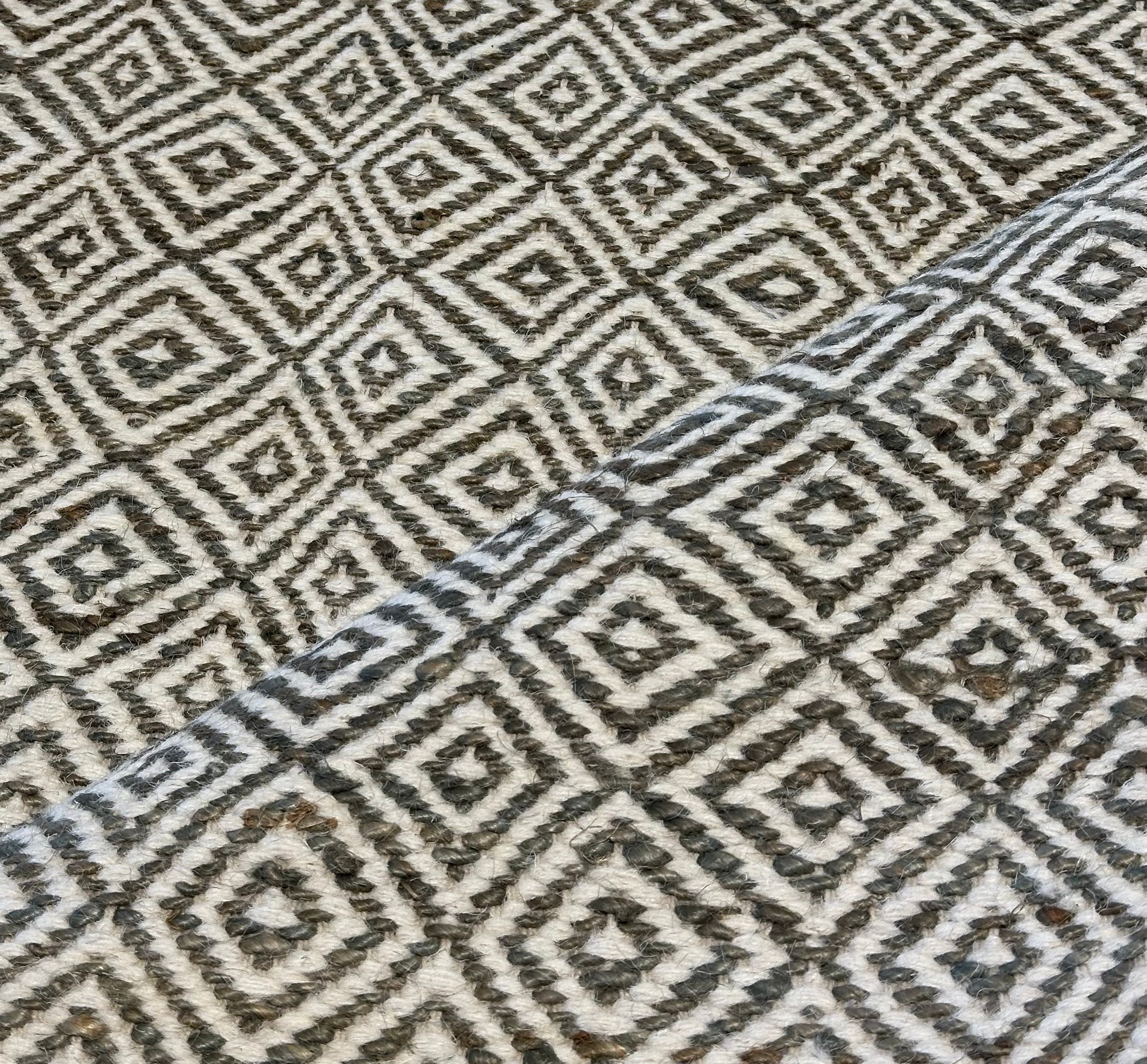 Doug Laming 9x11.3 Multi-Colored Handwoven Jute & Wool Rug