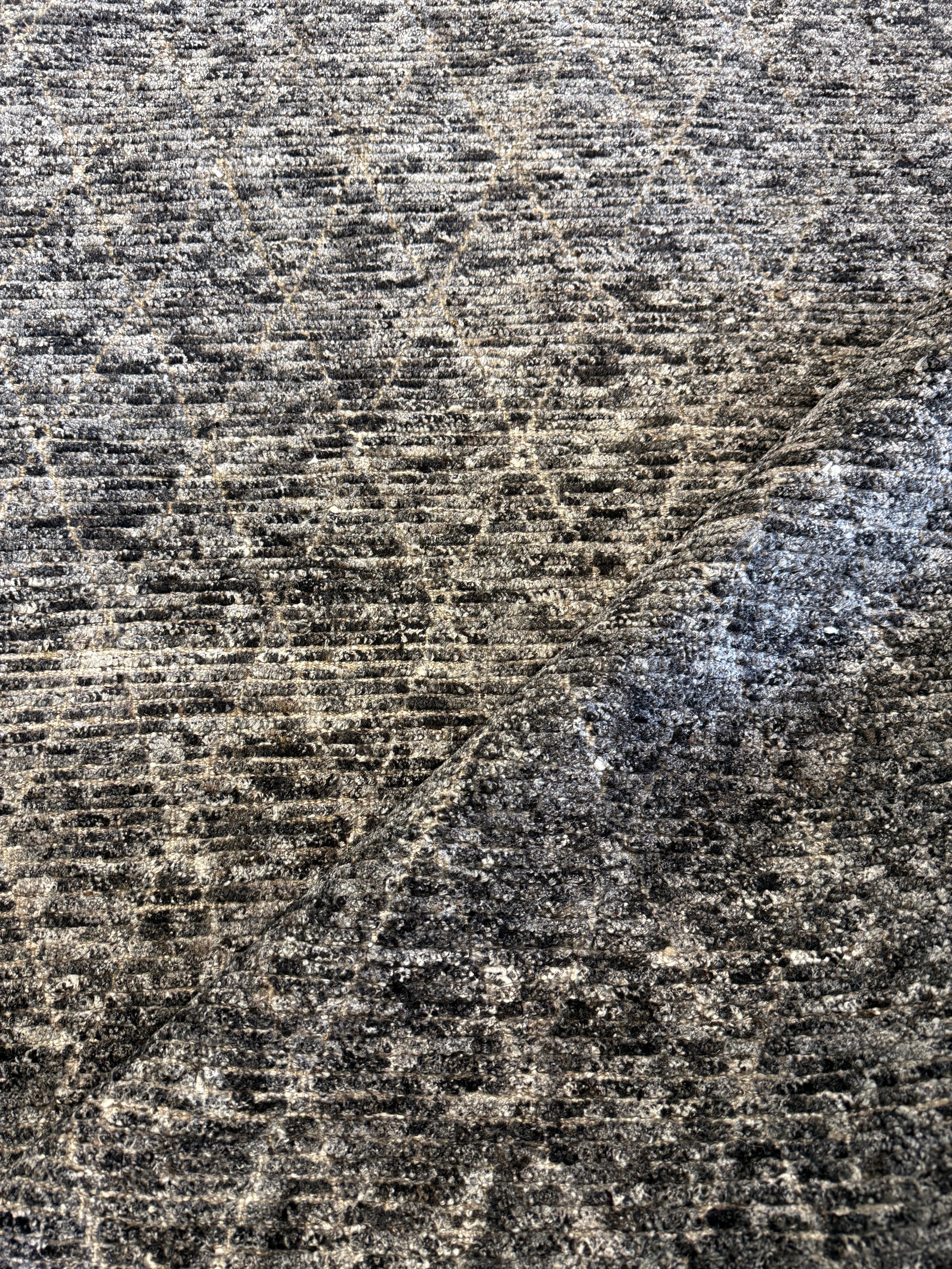 Adolfo 8.9x12 Hand-Knotted Dark Grey Modern