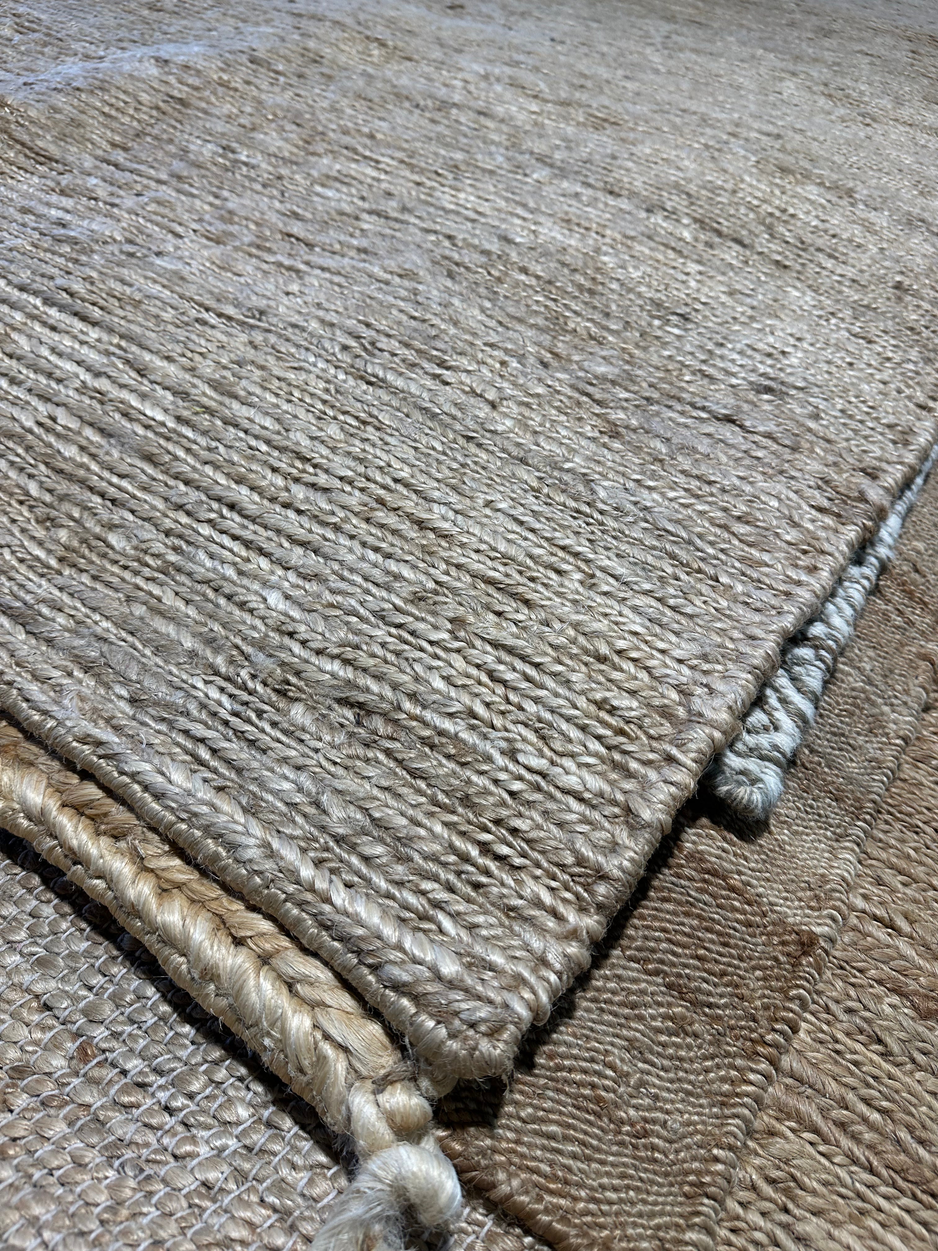 Mike Wagner Handwoven Natural Jute Soumak Rug (multiple sizes)