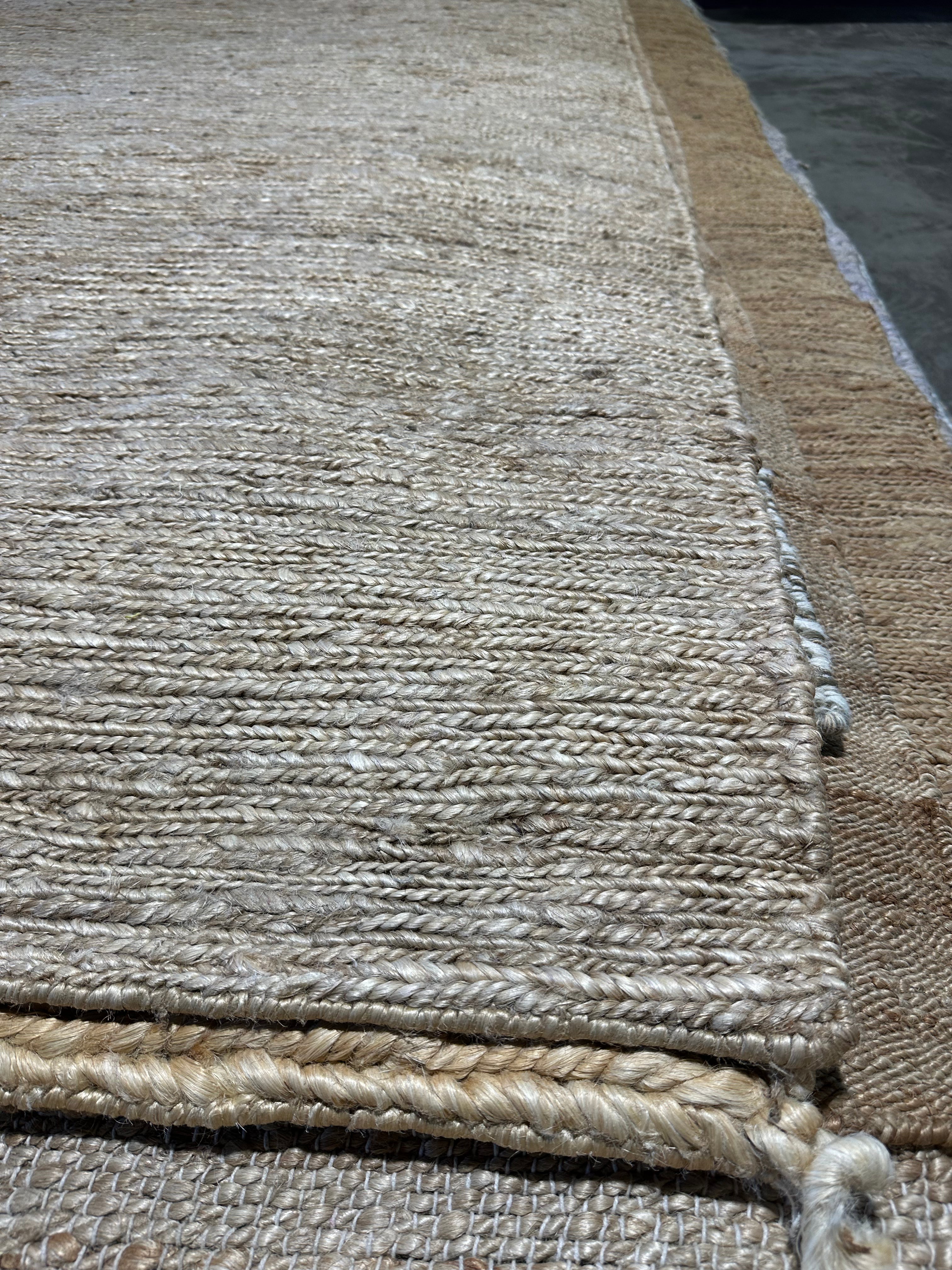 Mike Wagner Handwoven Natural Jute Soumak Rug (multiple sizes)
