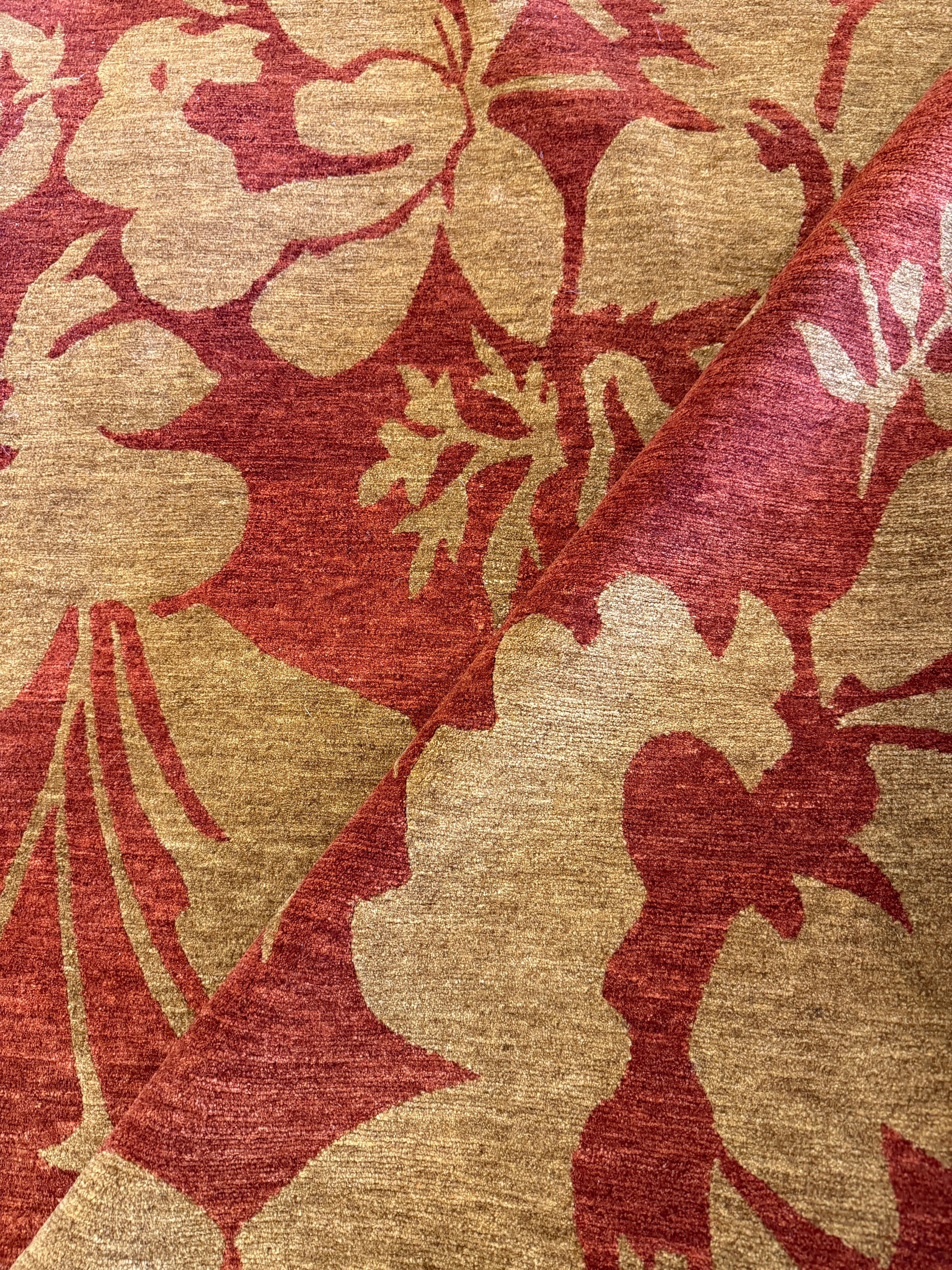 Bruno & Bruno 9x12 Red Luau Red Earth Tibetan Rug