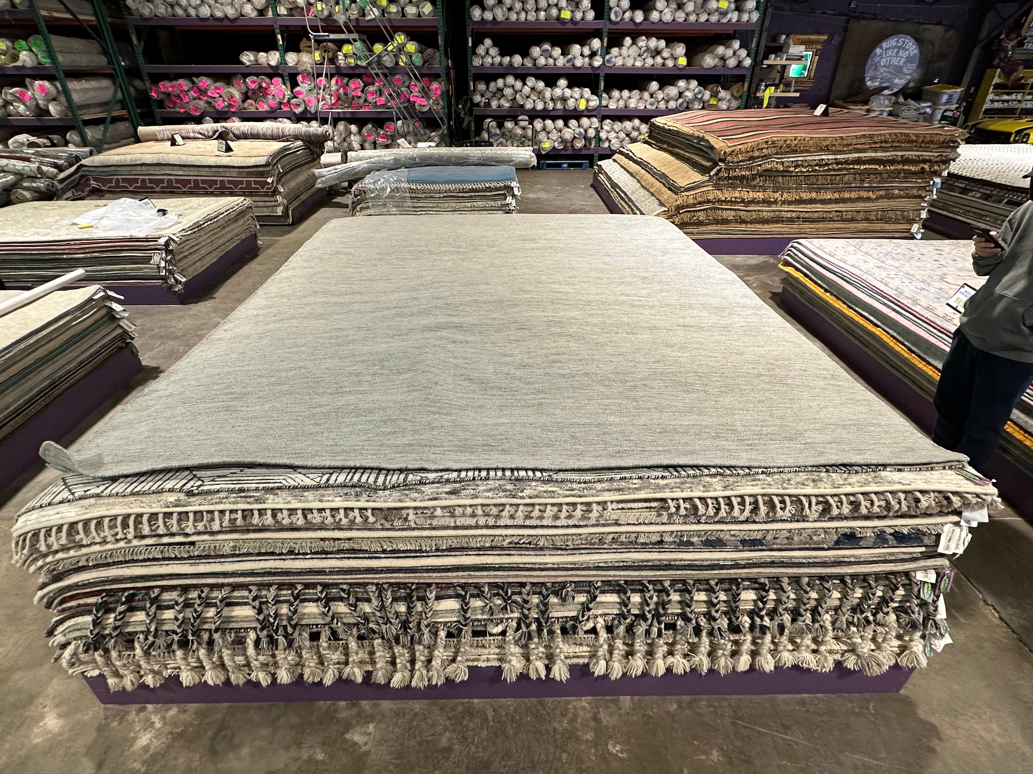 Sue Ann 9x12 PET Durrie Rug