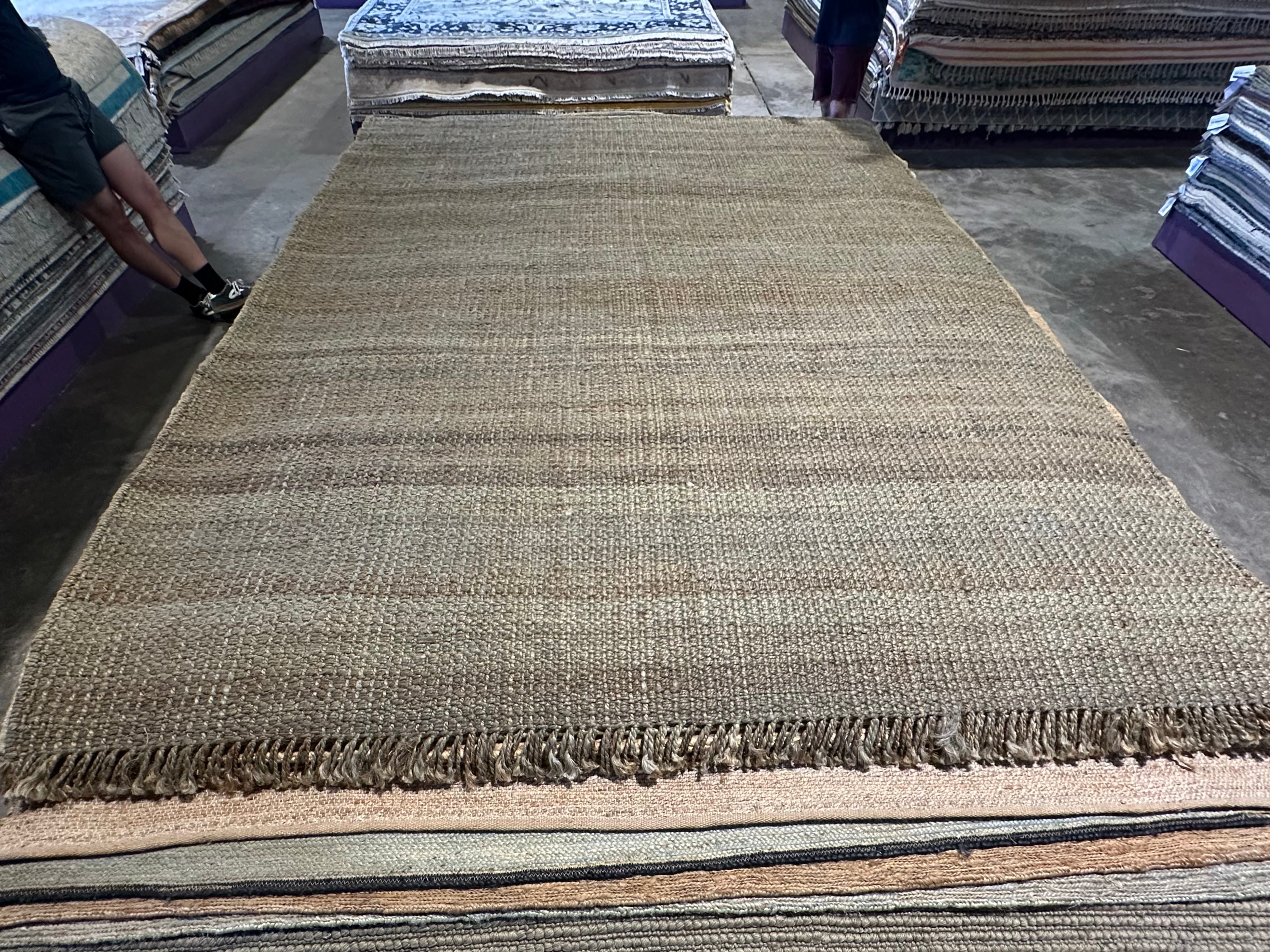 Tripper 9x12 Handwoven Hemp Rug