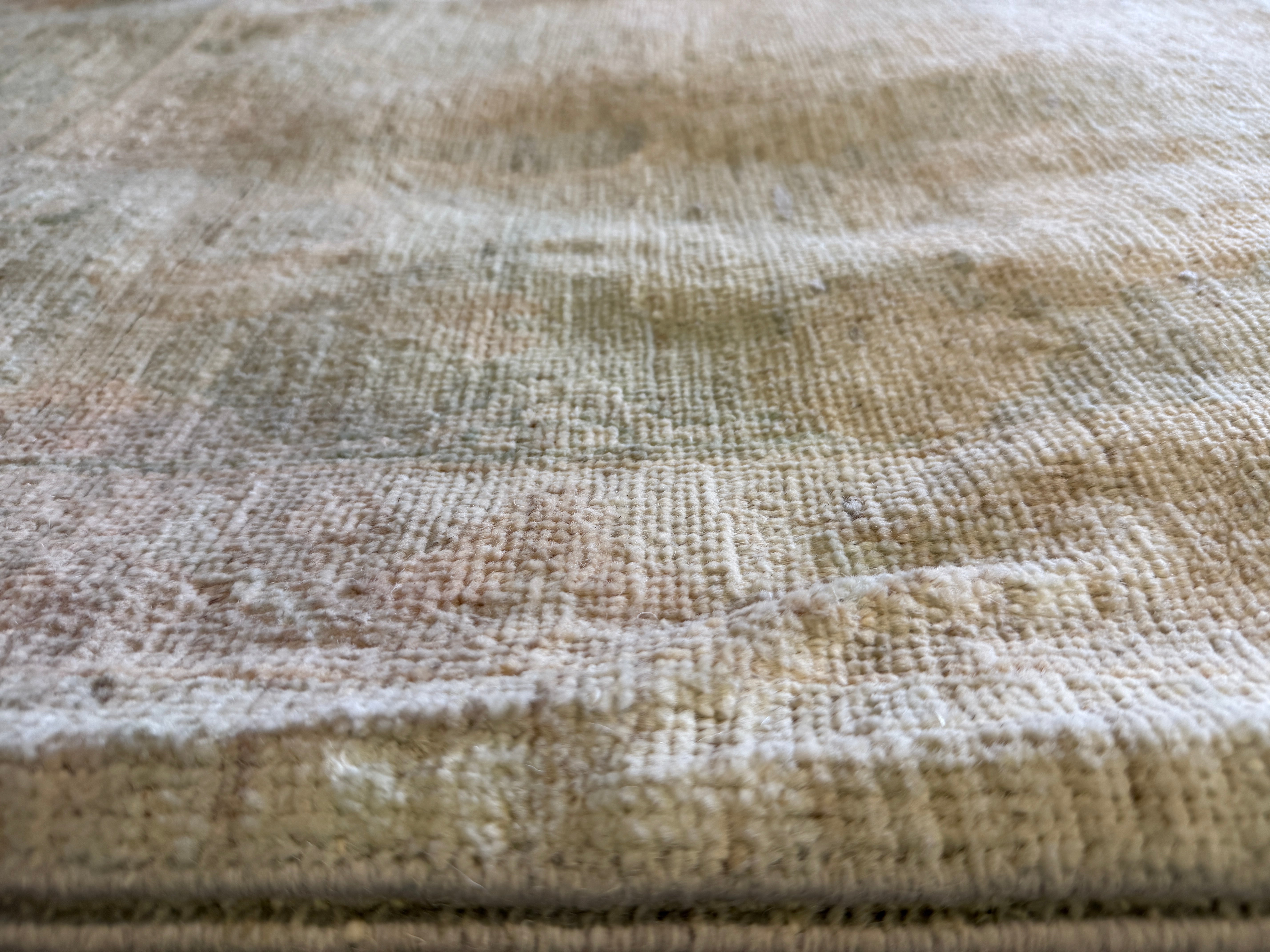 Alexe Godin 9x11.9 Multi Color Whitewashed Afghani Oushak